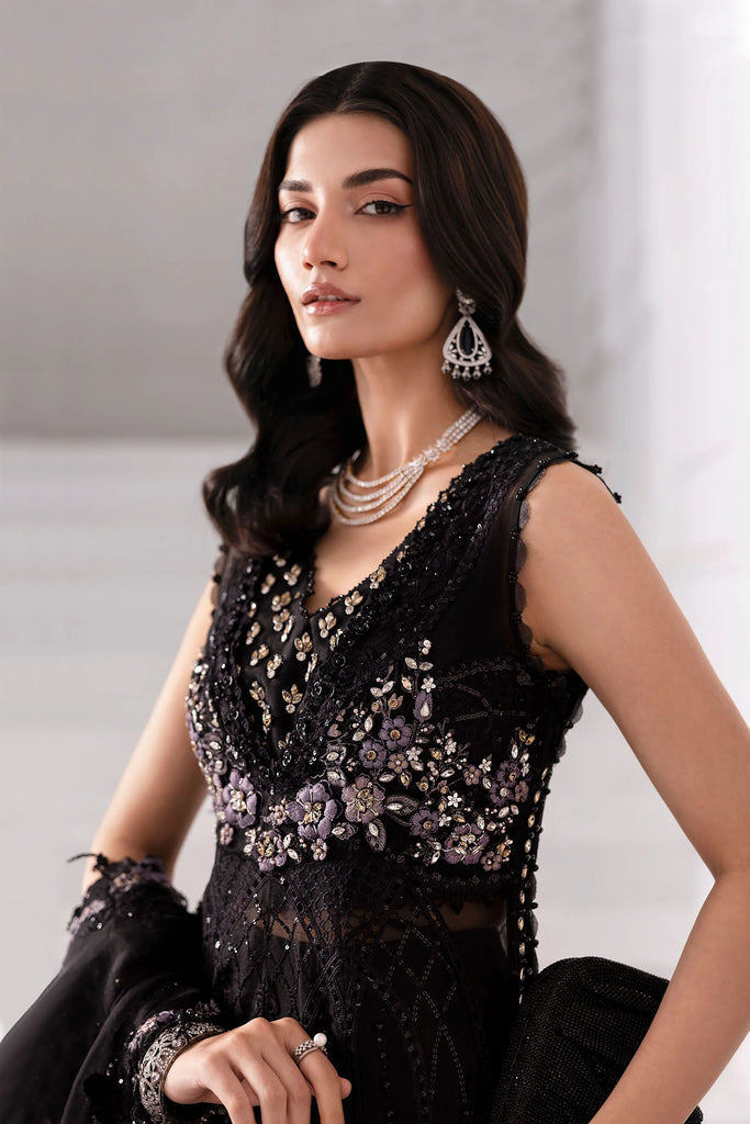 Embroidered Organza Suit | BD-3004