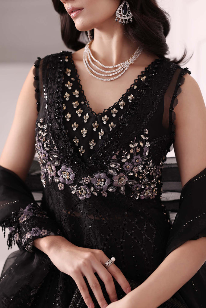 Embroidered Organza Suit | BD-3004