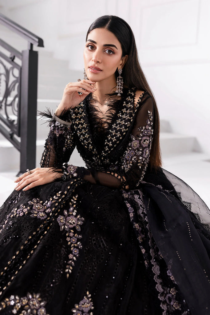 Embroidered Organza Suit | BD-3004