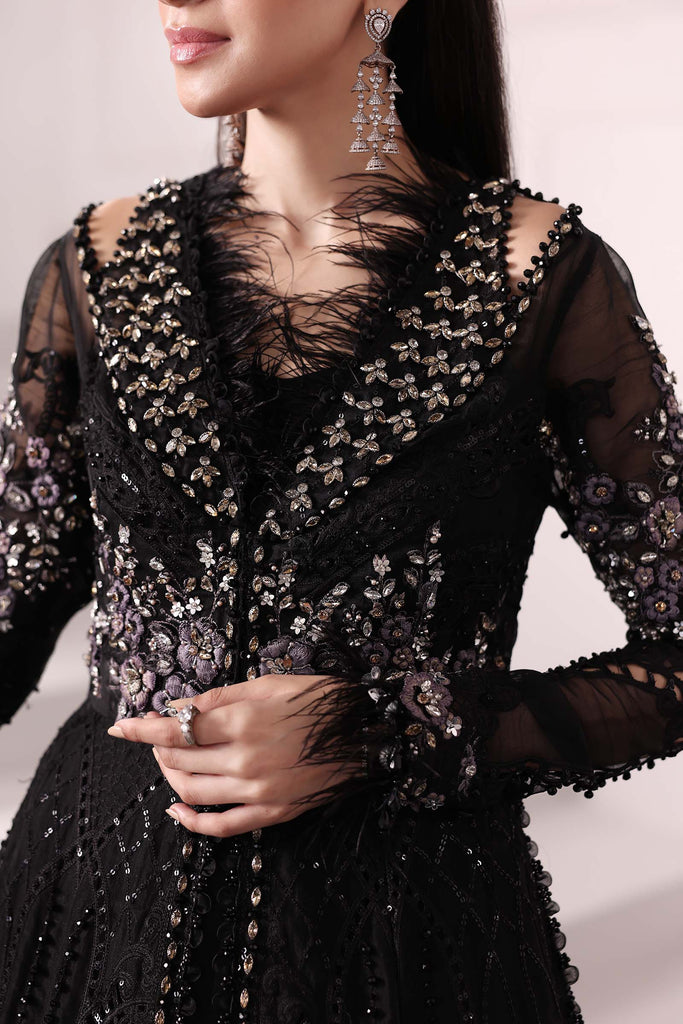 Embroidered Organza Suit | BD-3004