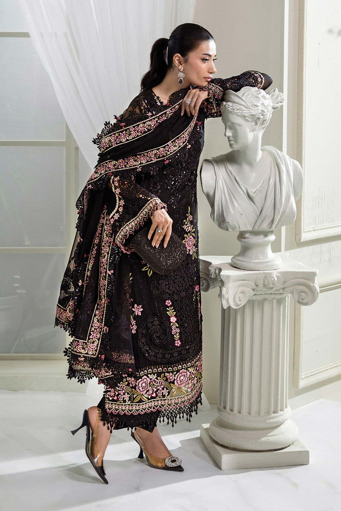 MARIA-B Embroidered Chiffon Suit | MPC-25-104