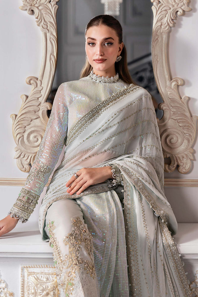 Embroidered Chiffon Suit | BD-3005