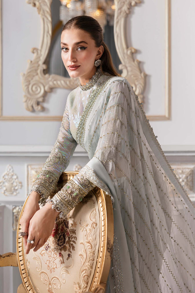 Embroidered Chiffon Suit | BD-3005