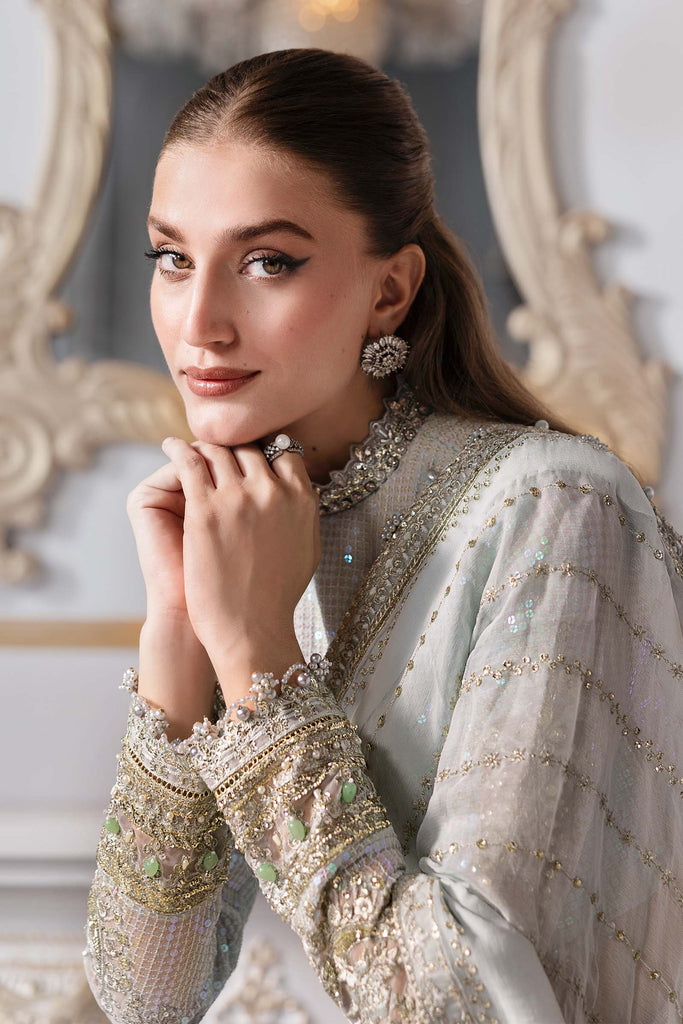 Embroidered Chiffon Suit | BD-3005