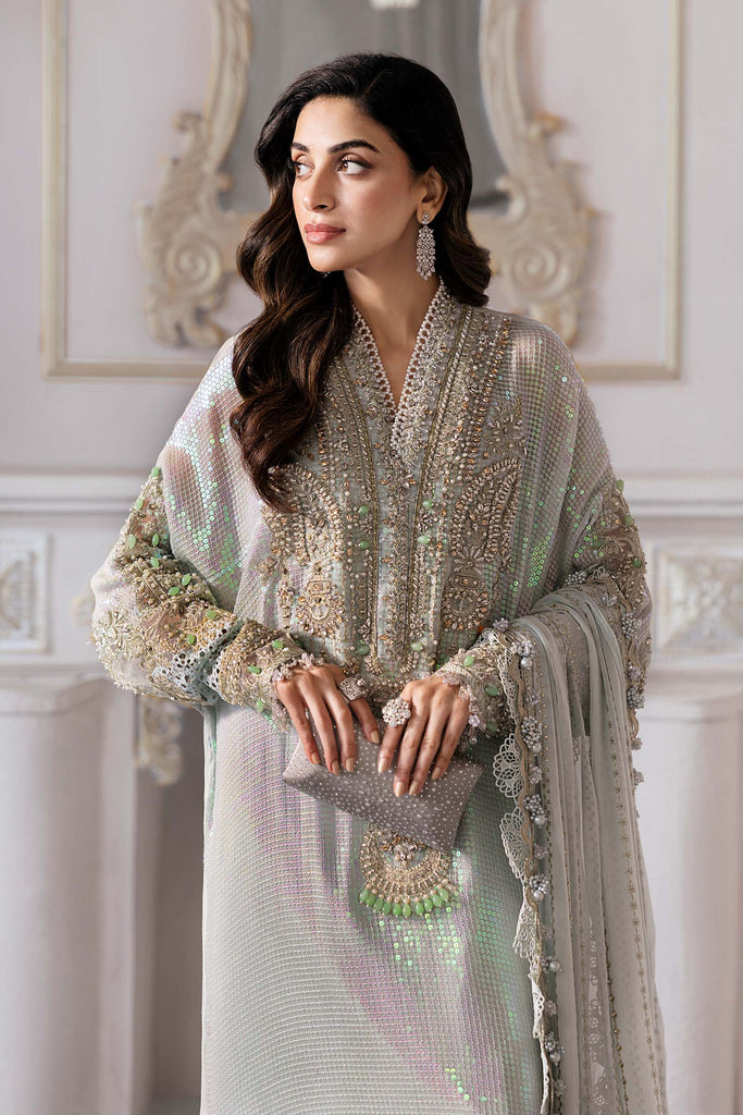 Embroidered Chiffon Suit | BD-3005