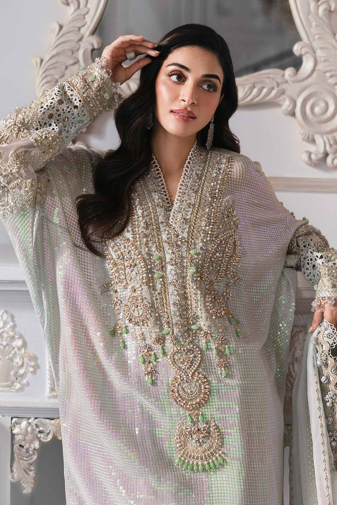 Embroidered Chiffon Suit | BD-3005