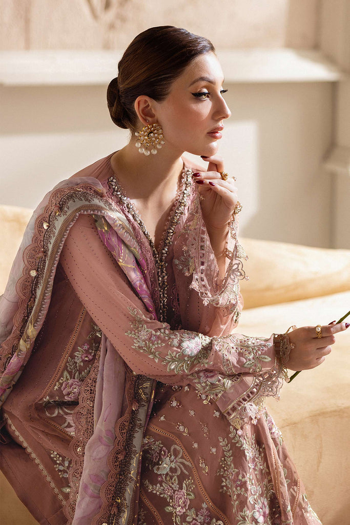 MARIA-B Embroidered Chiffon Suit | MPC-25-105