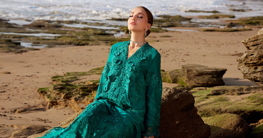 Embroidered Organza Lawn Suit | EID LAWN-25-05