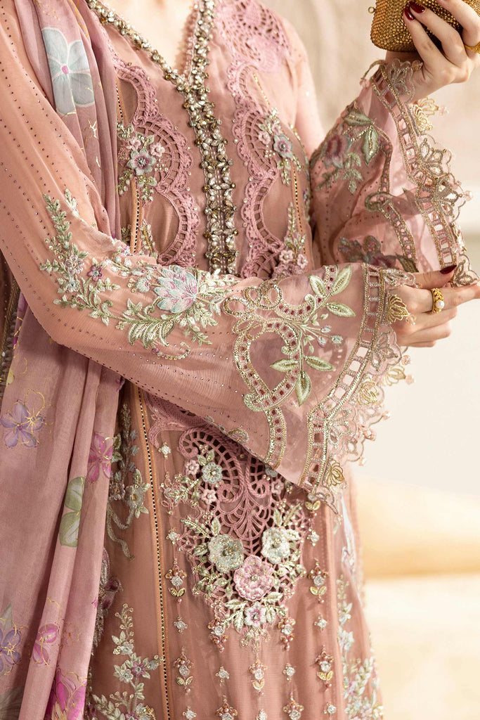MARIA-B Embroidered Chiffon Suit | MPC-25-105