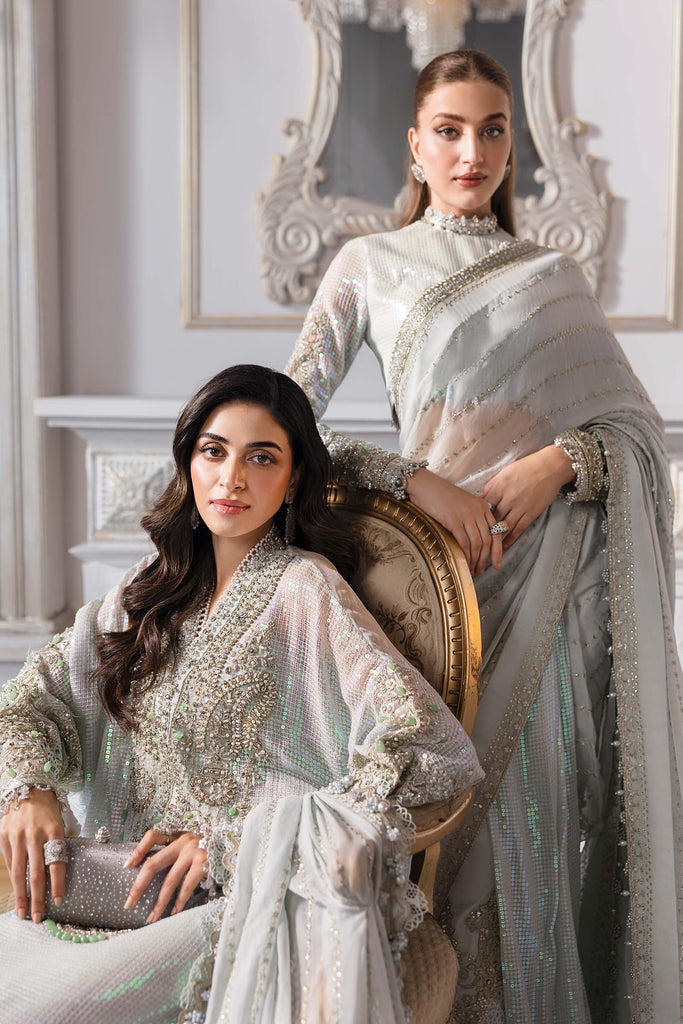 Embroidered Chiffon Suit | BD-3005