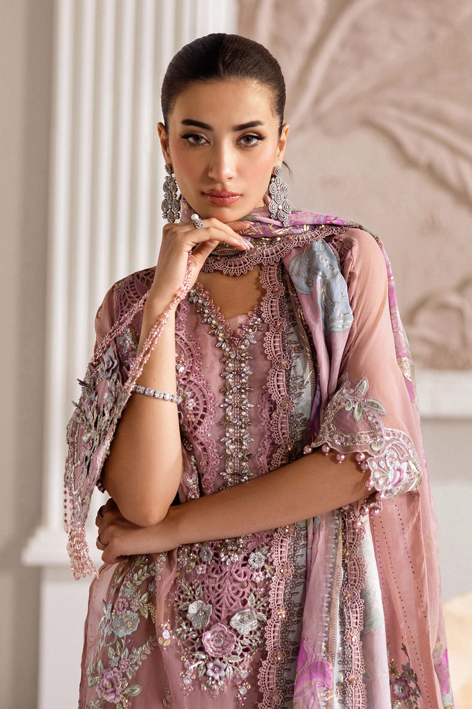 MARIA-B Embroidered Chiffon Suit | MPC-25-105