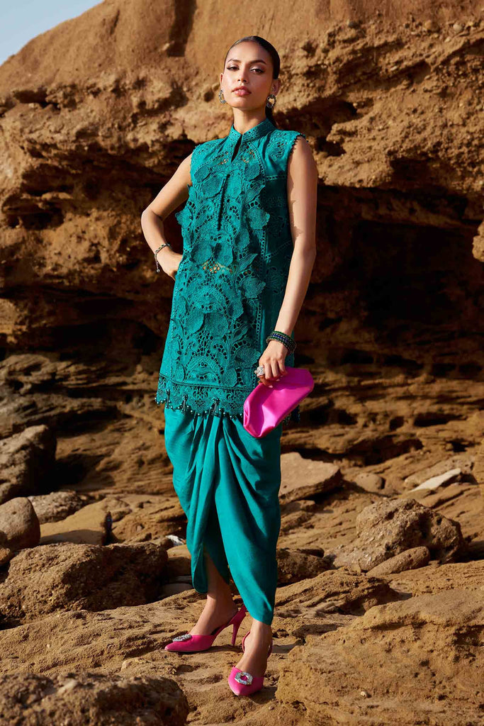 Embroidered Organza Lawn Suit | EID LAWN-25-05