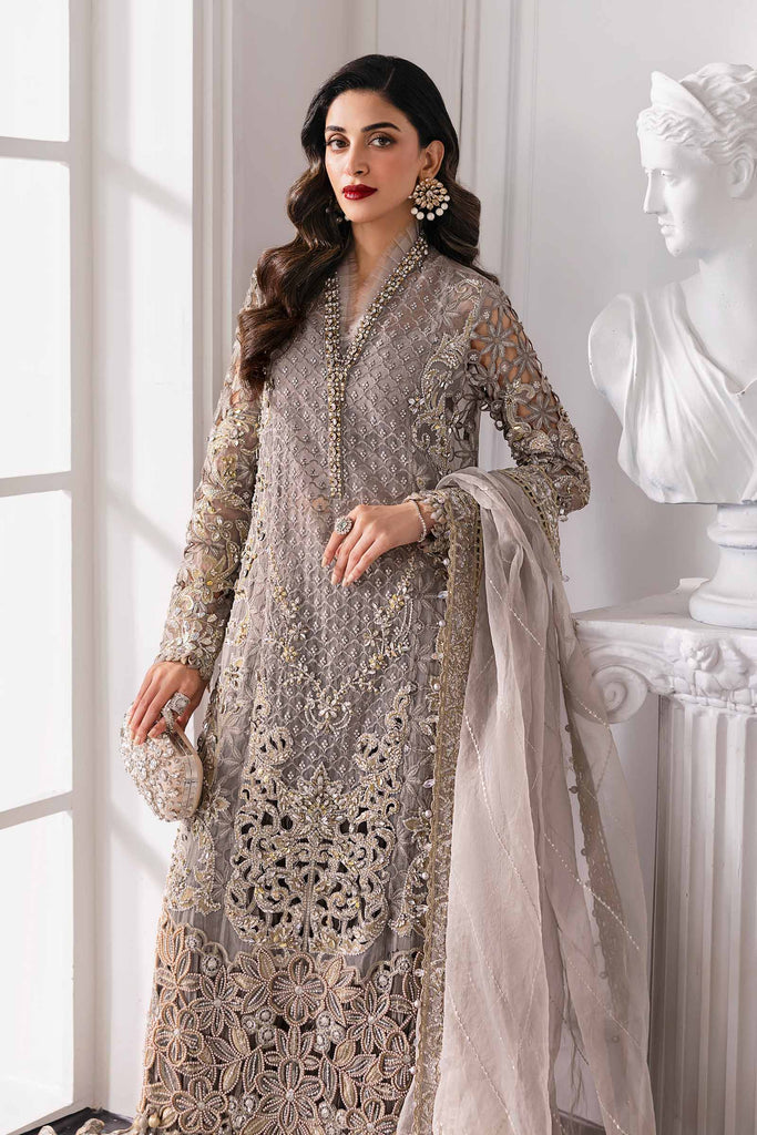 Embroidered Organza Suit | BD-3006