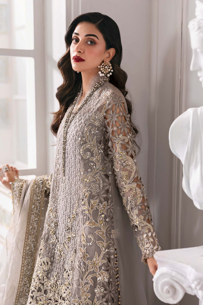 Embroidered Organza Suit | BD-3006
