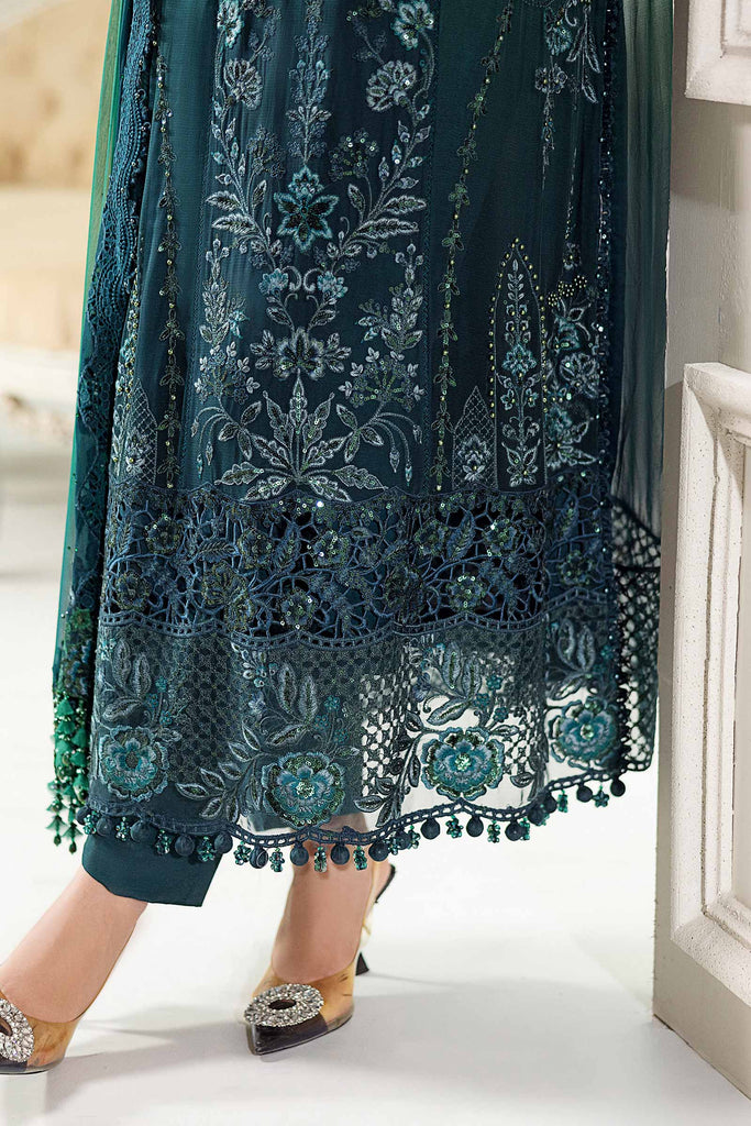 MARIA-B Embroidered Chiffon Suit | MPC-25-106