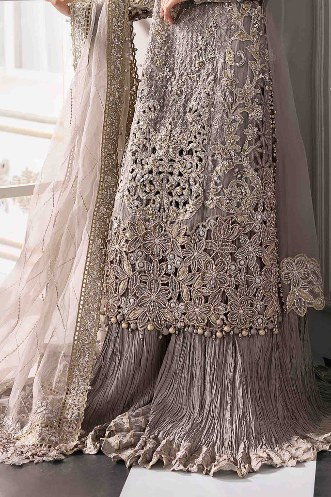 Embroidered Organza Suit | BD-3006