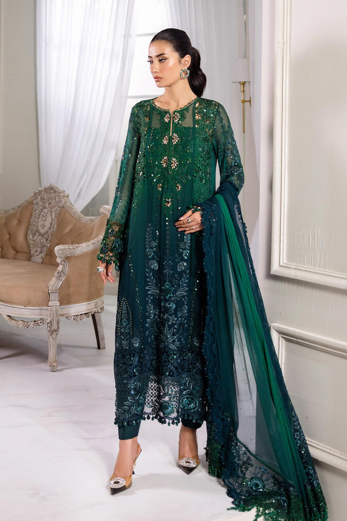 MARIA-B Embroidered Chiffon Suit | MPC-25-106