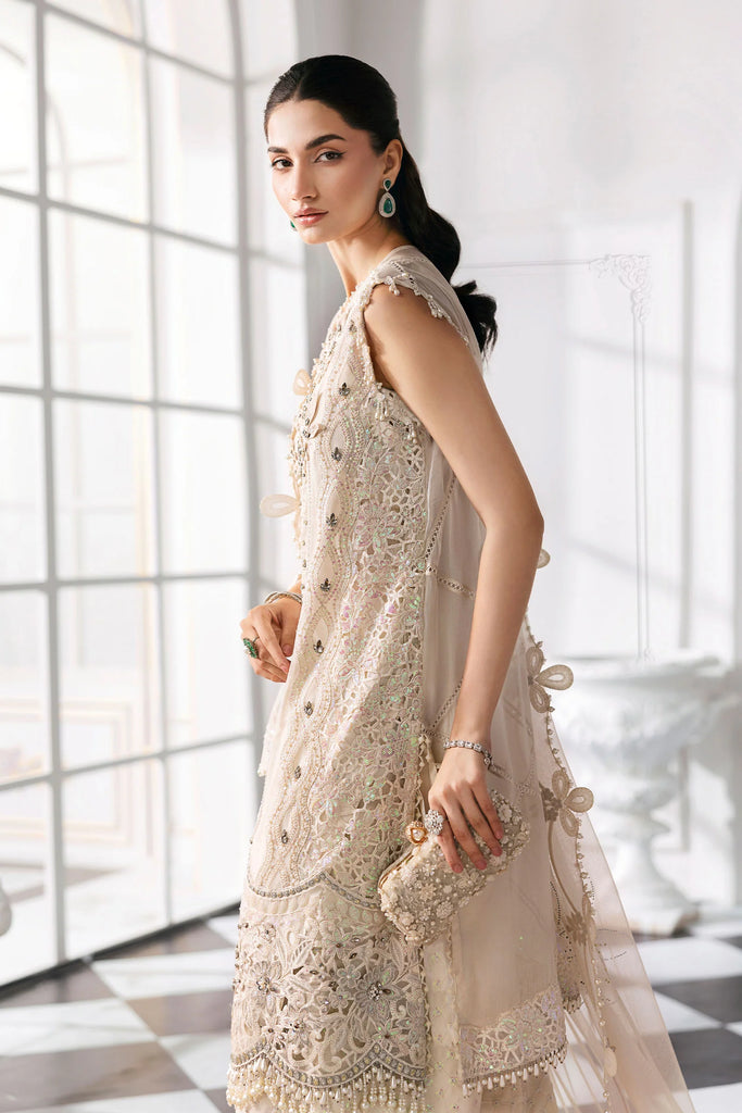 Embroidered Chiffon Suit | BD-3007