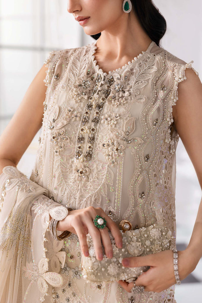 Embroidered Chiffon Suit | BD-3007