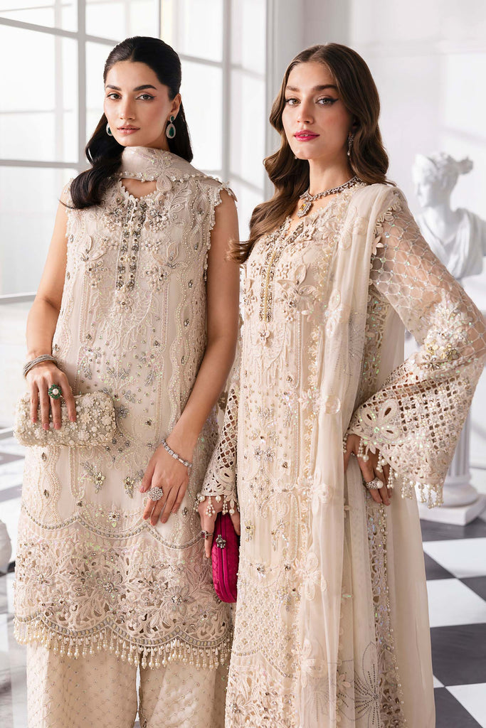 Embroidered Chiffon Suit | BD-3007