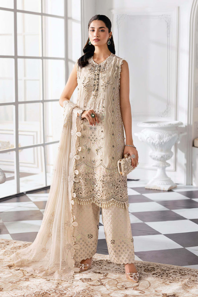 Embroidered Chiffon Suit | BD-3007