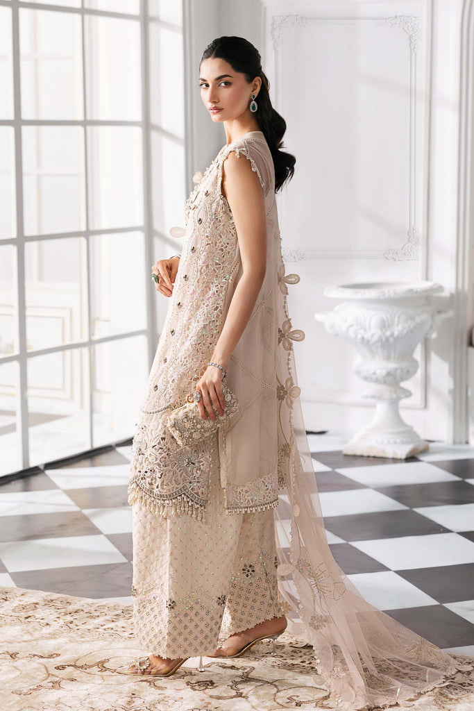 Embroidered Chiffon Suit | BD-3007