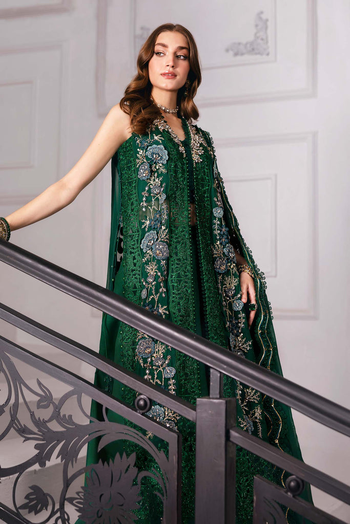 Embroidered Chiffon Suit | BD-3008