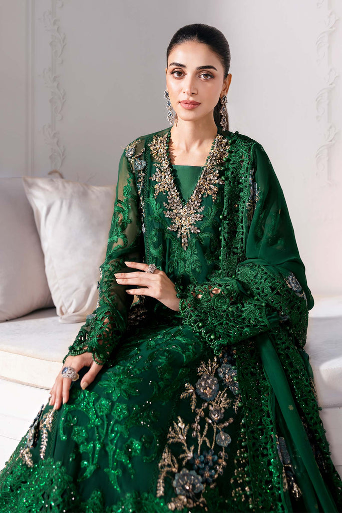 Embroidered Chiffon Suit | BD-3008