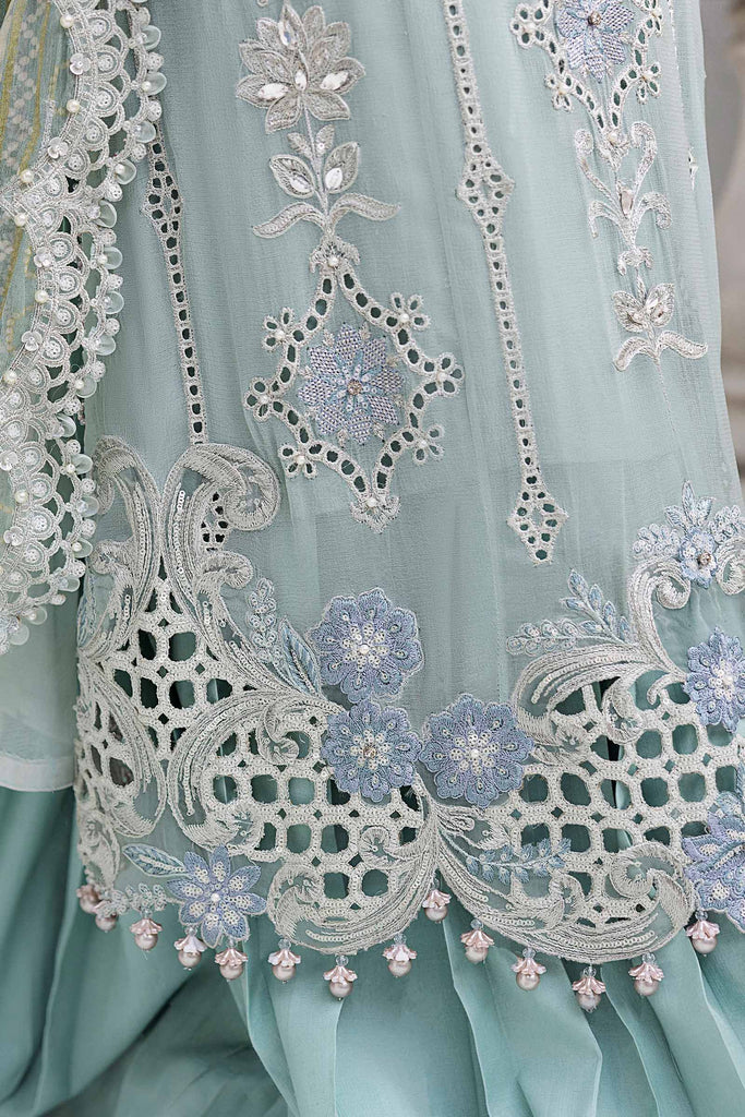 MARIA-B Embroidered Chiffon Suit | MPC-25-108