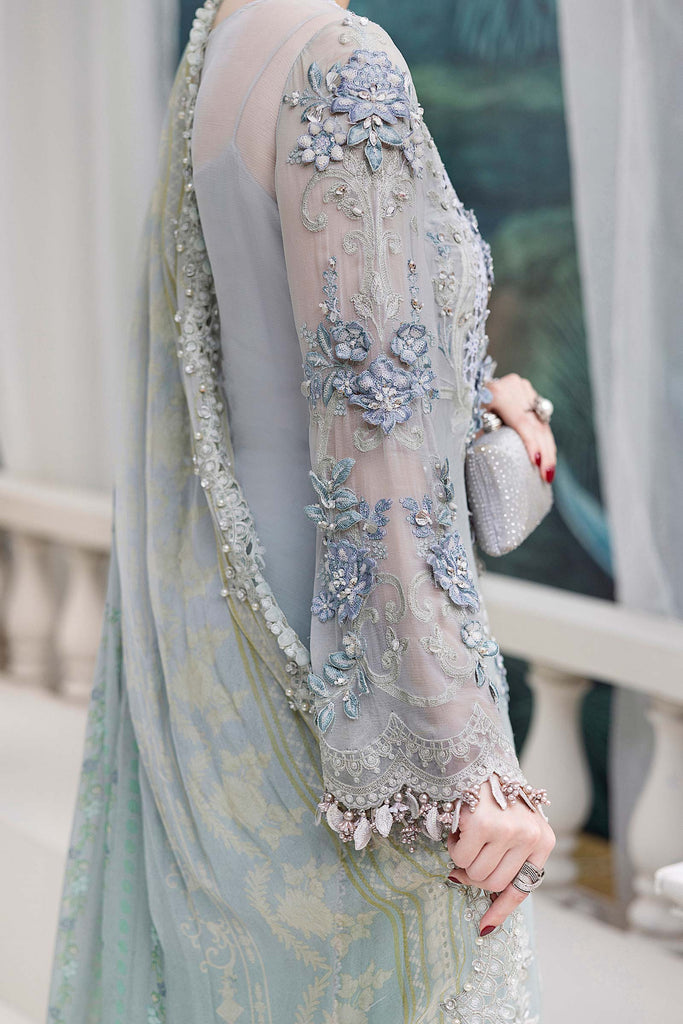 MARIA-B Embroidered Chiffon Suit | MPC-25-108