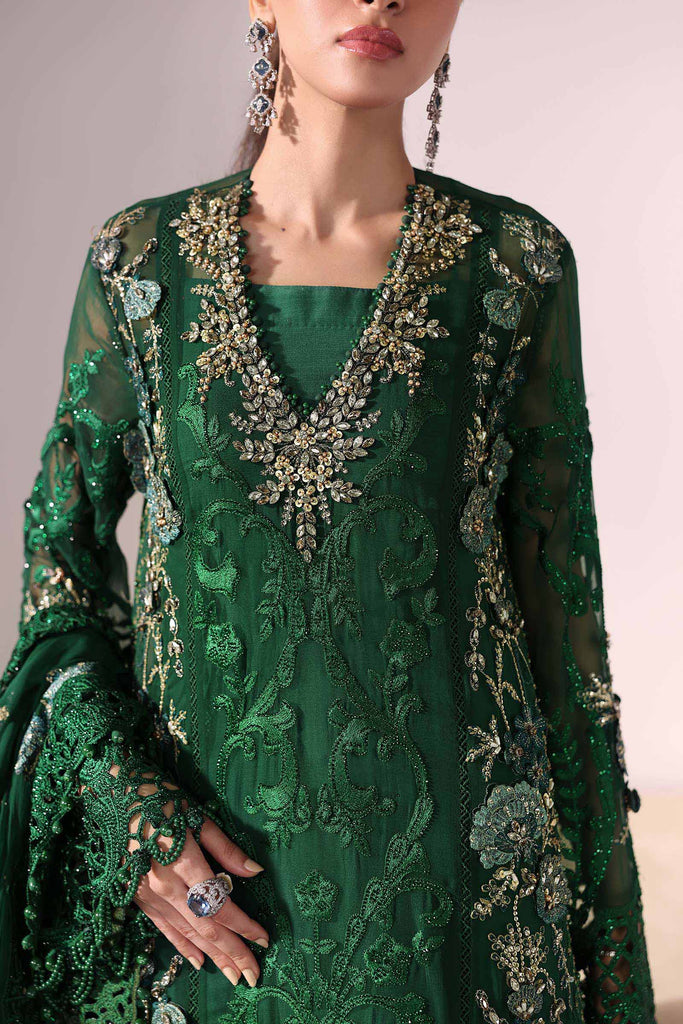 Embroidered Chiffon Suit | BD-3008