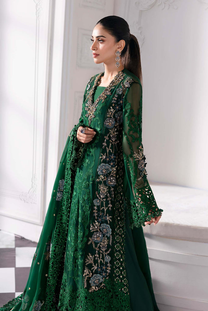 Embroidered Chiffon Suit | BD-3008