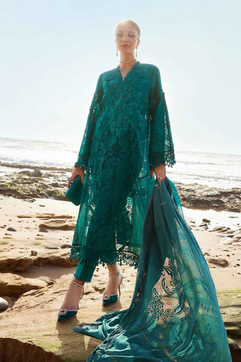 Embroidered Organza Lawn Suit | EID LAWN-25-05