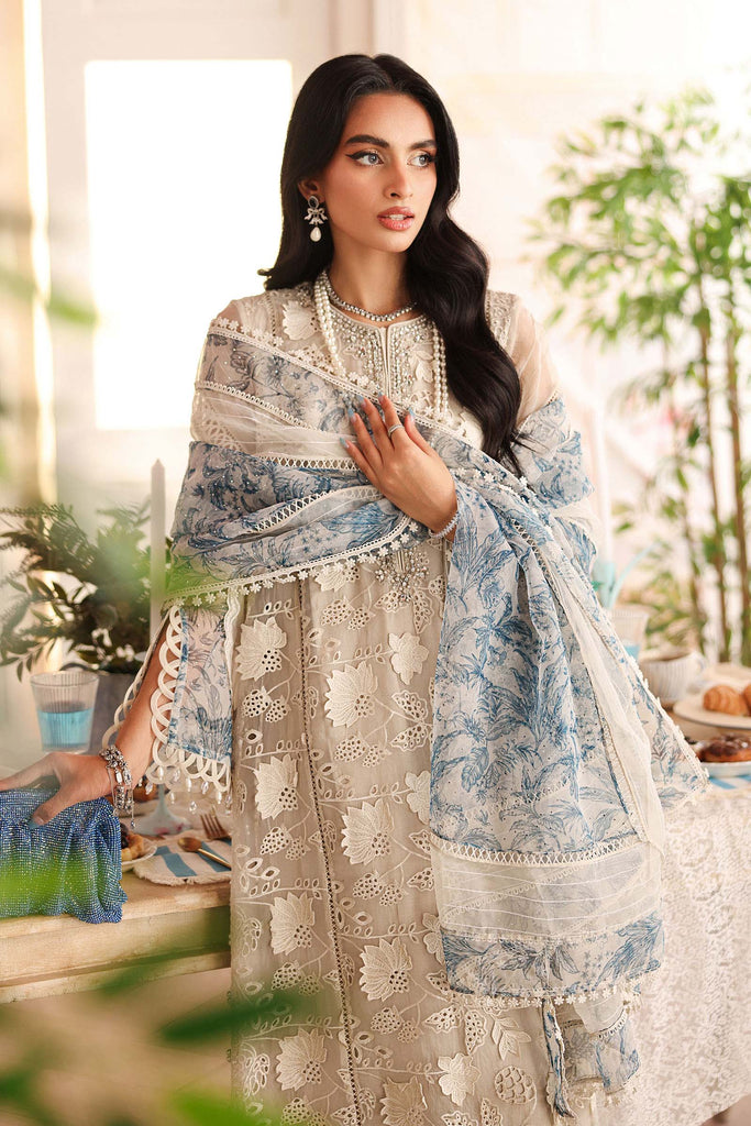 MARIA-B - Embroidered Organza Suit SF-EA25