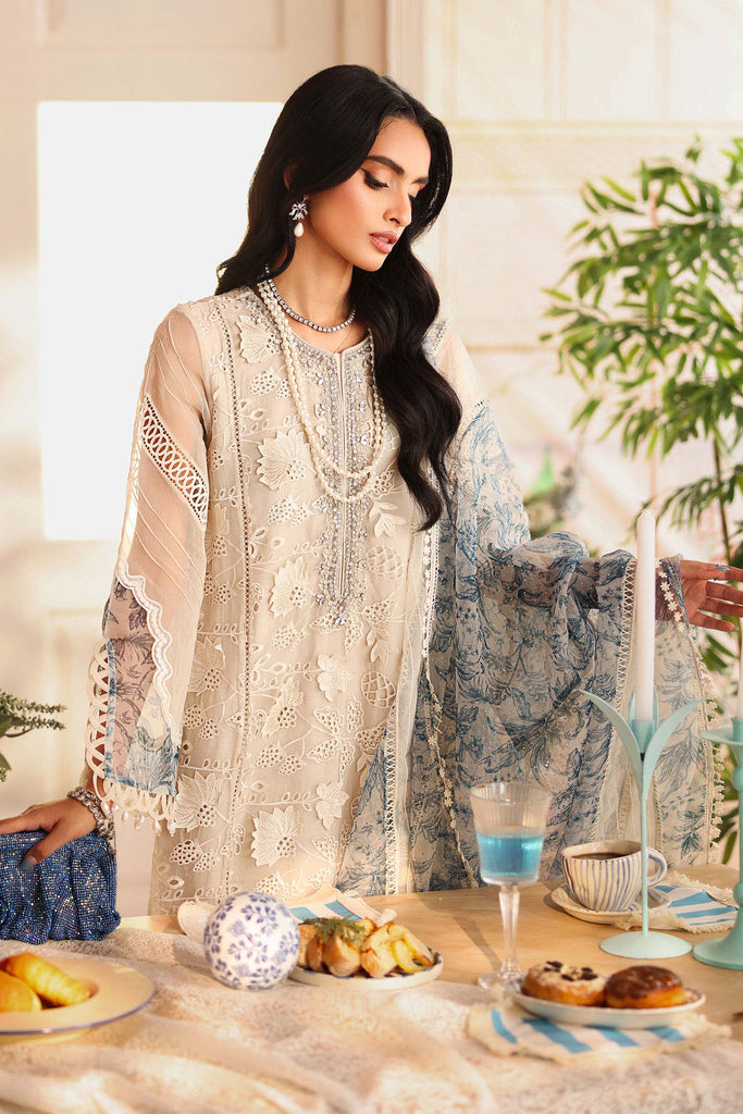 MARIA-B - Embroidered Organza Suit SF-EA25