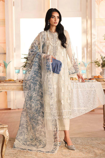 MARIA-B - Embroidered Organza Suit SF-EA25