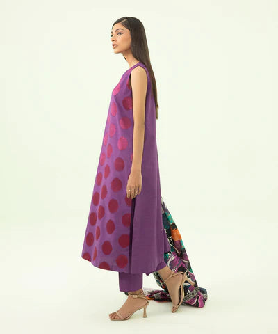 2 PIECE - EMBROIDERED KHADDAR SUIT