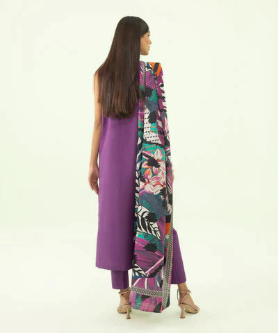 2 PIECE - EMBROIDERED KHADDAR SUIT