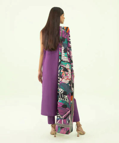 2 PIECE - EMBROIDERED KHADDAR SUIT