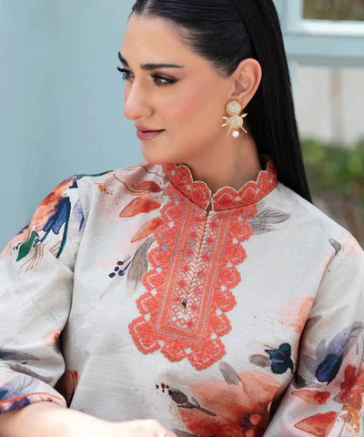 3 PIECE - EMBROIDERED KHADDAR SUIT