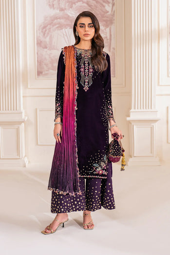 BAROQUE - EMBROIDERED VELVET UF-748