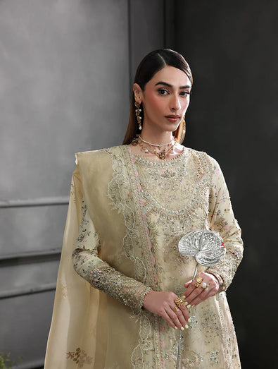 Qalamkar- MF-04 IVORY GRACE