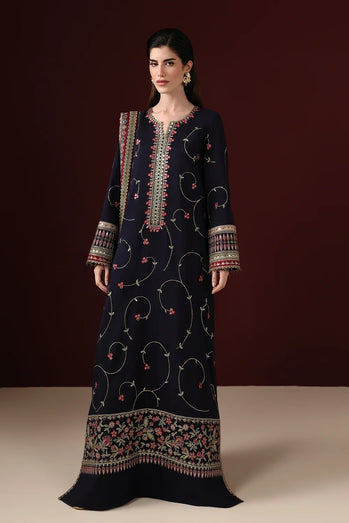 Jazmin - EMBROIDERED RAW SILK UR-7087