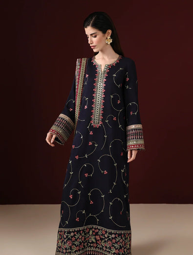 Jazmin - EMBROIDERED RAW SILK UR-7087