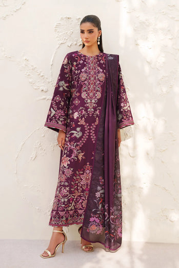 BAROQUE - EMBROIDERED RAW SILK UF-4382