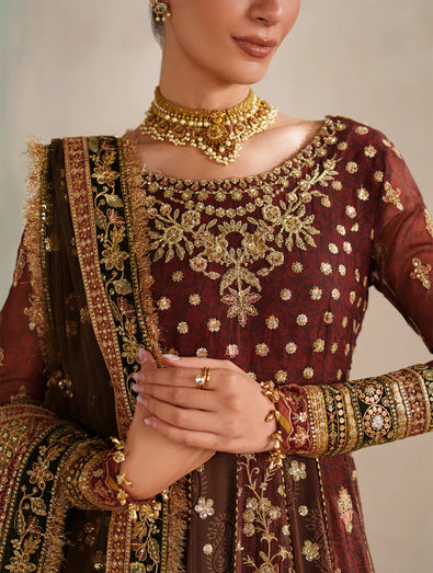 BAROQUE - EMBROIDERED CHIFFON UF-4376