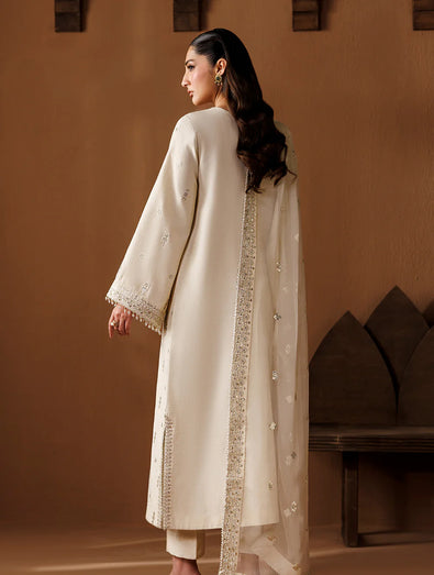 BAROQUE - EMBROIDERED RAW SILK UF-4434