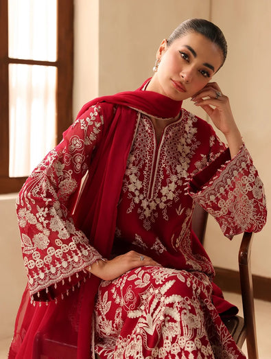 BAROQUE - EMBROIDERED CHIFFON UF-4491