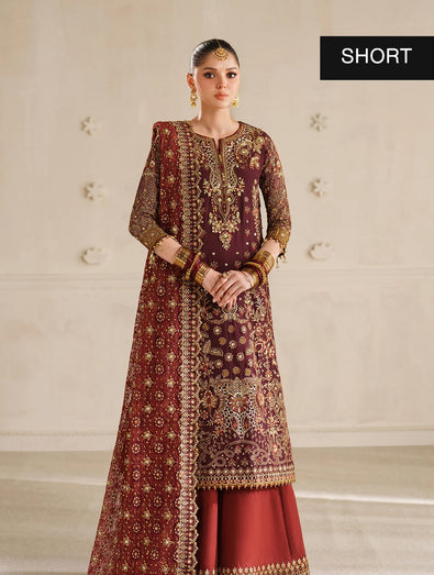 BAROQUE- EMBROIDERED CHIFFON CH14-07