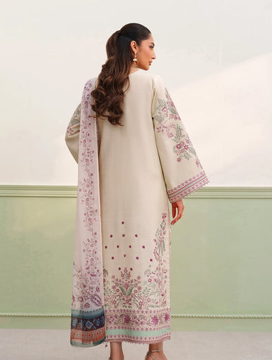 BAROQUE - EMBROIDERED RAW SILK UF-4385